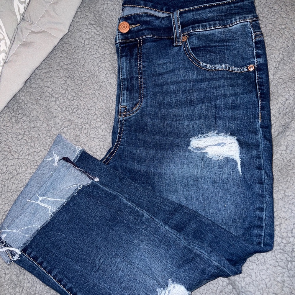 Maurices denim capris